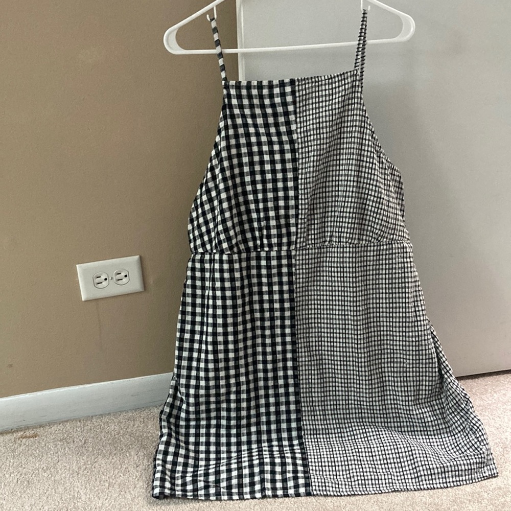 Plaid summer dress